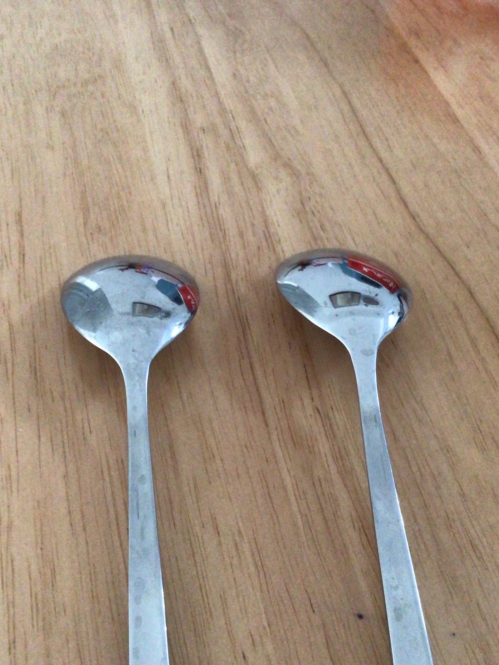 Polished Silver Stainless Steel Serving Spoons - Picture 5 of 6